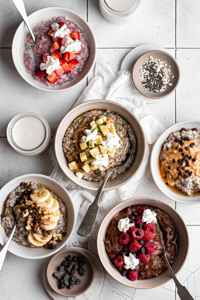 5 Minute Lactation Oatmeal Recipe (with 5 flavors)